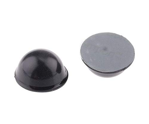 スリーエム バンポン クッショニング製品 丸形 半球形 ブラック 高さ 9.7mm SJ 5017 BLACK 20個